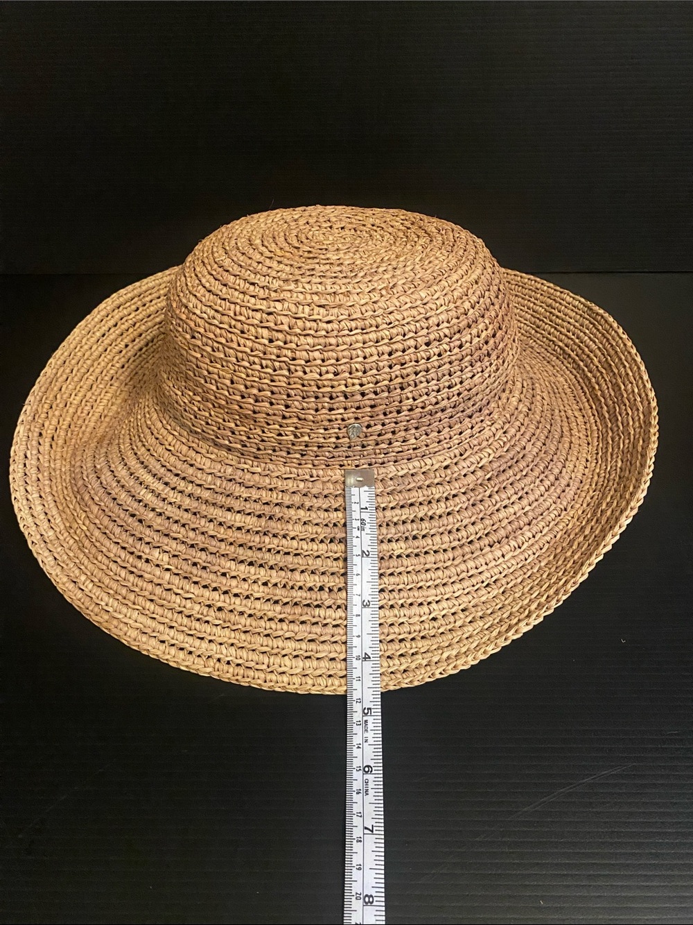 Helen Kaminski Classic Woven Sun Hat — Natural Tan
